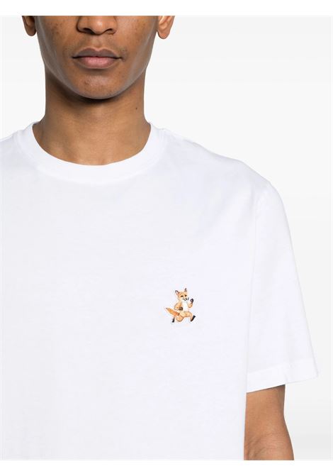 speedy fox patch man white MAISON KITSUNÉ | MM00125KJ0008P100